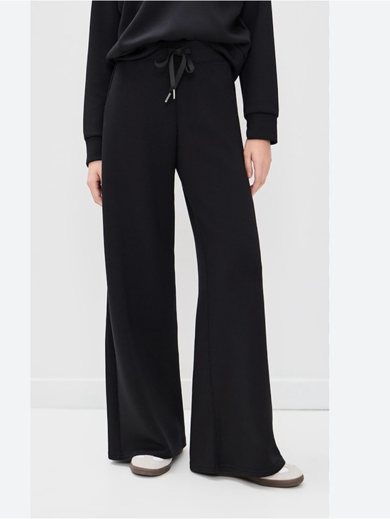 SPANX Pants - SPANX Black Wide-Leg Drawstring Pants size s/ch/p